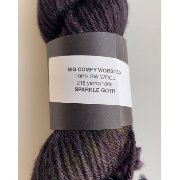 Worsted-weight, Midnight Purple Yarn, by Indie Dyer Fiona Kay - Picture 3 of 5